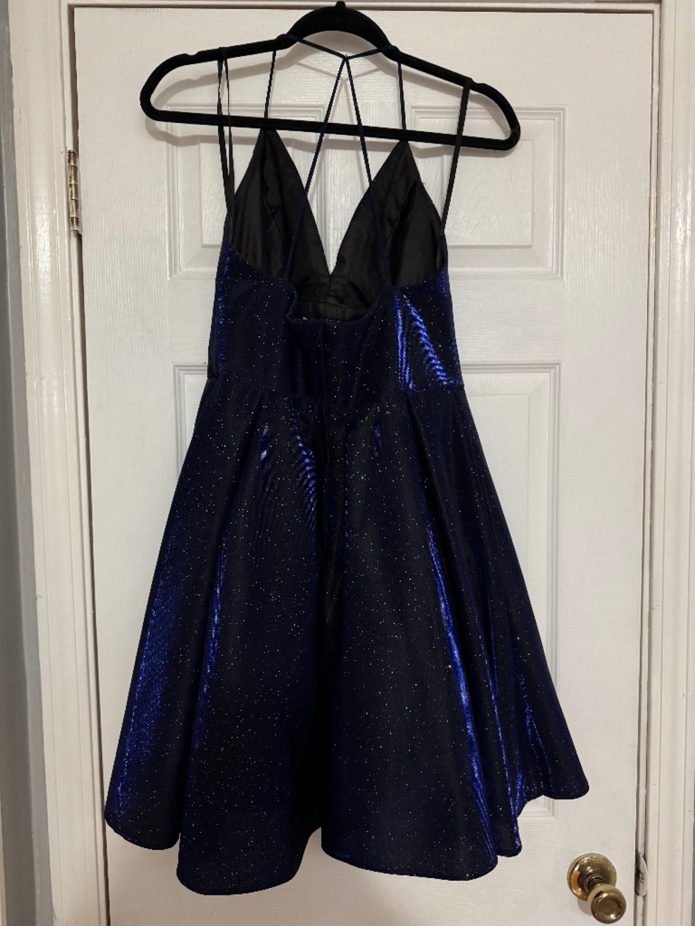 Special occasion dress dark blue